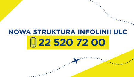 Grafika z informacją o nowej strukturze infolinii